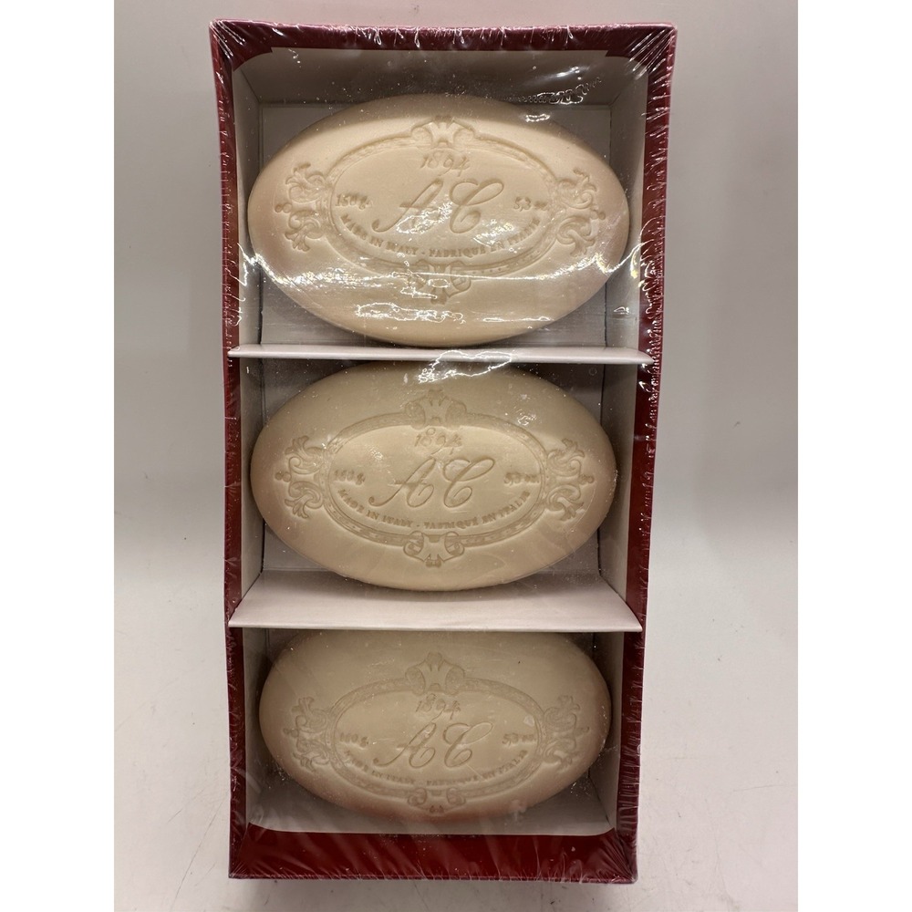 Saponificio Artigianale Fiorentino Red Berries Soap Set 3 Bars Sealed Italy